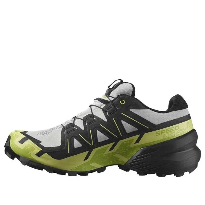 Salomon SPEEDCROSS 6 Gore-Tex „Grau Grün Schwarz“