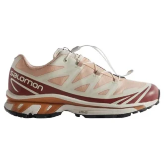 Salomon x Kith XT-6 Gore-Tex Creme Rosa Rot