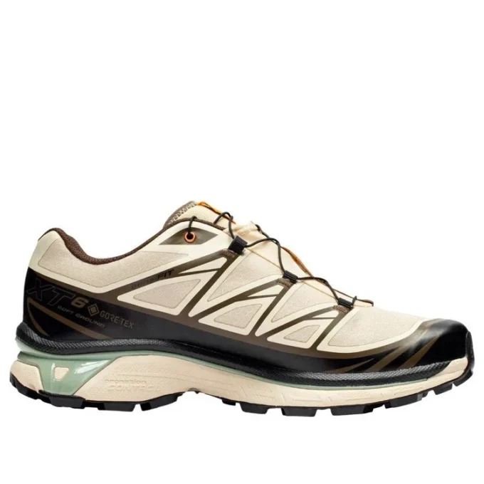 SALOMON x SNS XT-6 Gore-Tex „Almond Milk Seagrass“