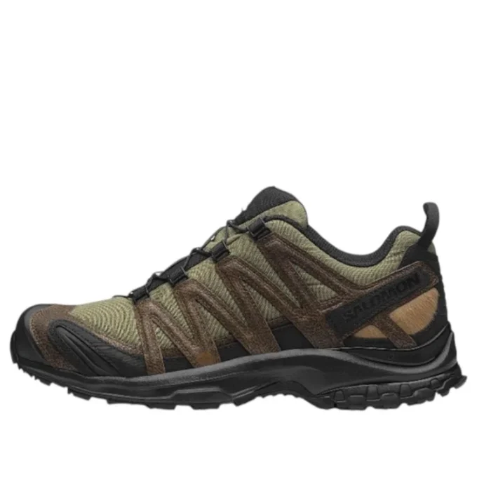 Salomon XA PRO 3D Distressed Leather „Dark Earth Black“