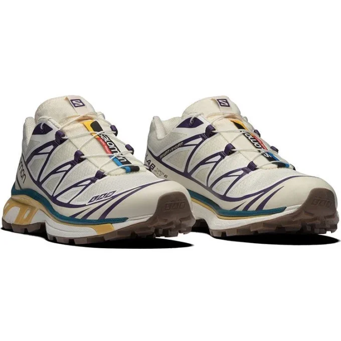 Salomon XT-6 „Beige Purple Yellow“ Salomon XT-6 „Beige Purple Yellow“