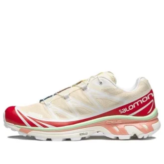Salomon XT-6 „Shortbread Poppy Red Green Ash“