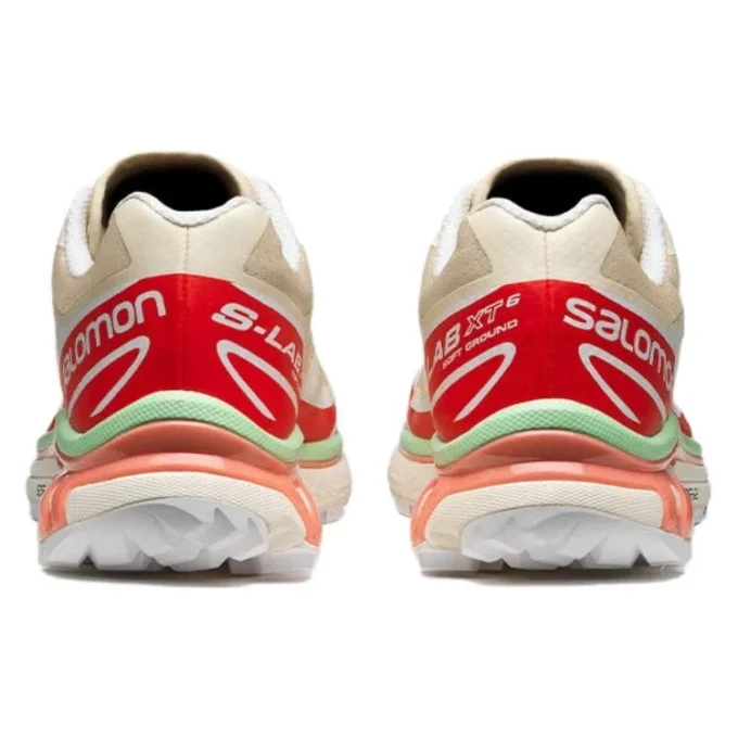 Salomon XT-6 „Shortbread Poppy Red Green Ash“