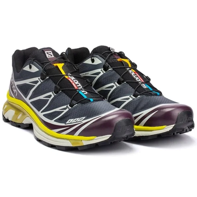 Salomon XT-6 Trail „Schwarz Lila Gelb“ Salomon XT-6 Trail „Schwarz Lila Gelb“
